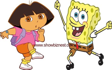 Showbiznest Spongebob Squarepants And Dora The Explorer Now A