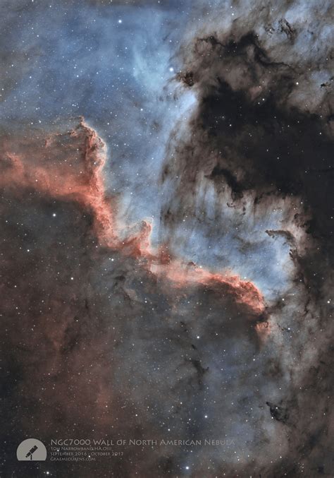 Ngc7000 Wall Of North American Nebula Graem Lourens Astrophotography