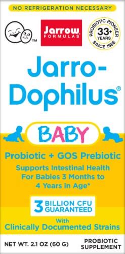 Jarrow Formulas Jarro Dophilus Baby Probiotic Supplement Oz Kroger
