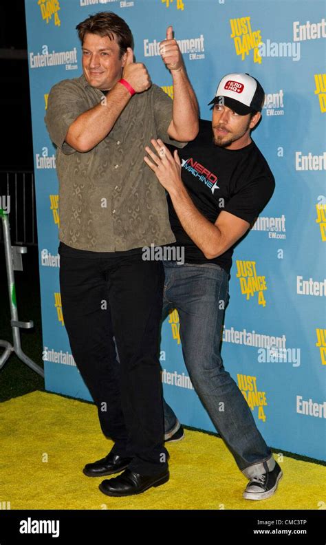 Nathan Fillion Zachary Levi At Arrivals For Comic Con International 2012 Entertainment Weekly