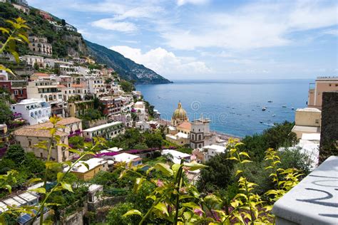 The Colorful Summer In Positano Stock Photo Image Of Waves Travel