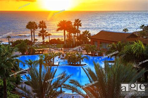 Pool And Beach Of Sheraton La Caleta Resort And Spa Costa Adeje Tenerife