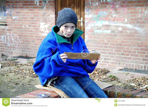 Begging Boy Stock Image Image Of Holding Male Defenseless 51111667