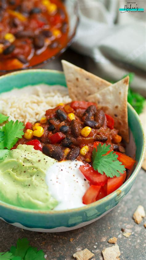 Maybe you would like to learn more about one of these? Vegan Chilli Con Carne - UK Health Blog - Nadia's Healthy ...