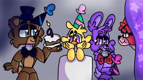 Happy Birthday Fnaf By Darkbonniearts On Deviantart