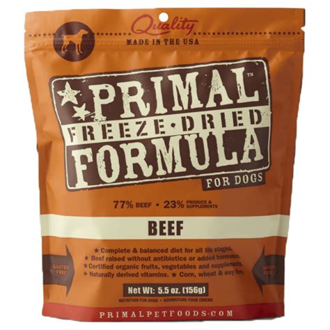 Freeze drying dog food is the literally the best method in preserving dog food safely with almost zero nutrient / mineral loss. Primal Dog Freeze Dried Beef Nuggets | Pet Food 'N More