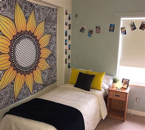 Pbteen.com has been visited by 10k+ users in the past month Black Sunflower Tapestry in 2020 | Purple bedroom decor ...
