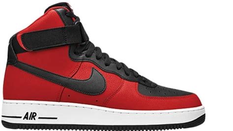 Nike Air Force 1 High Top Red And Black Saleup To 46 Discounts