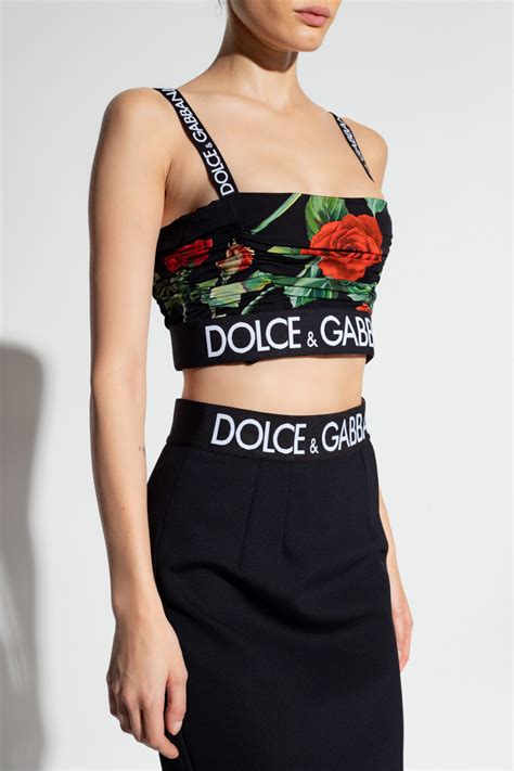 Dolce And Gabbana Floral Crop Top Womens Clothing Vitkac