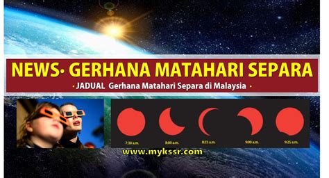 Gerhana matahari terjadi ketika bulan melintas langsung di antara bumi dan matahari, menyebabkan bayangan jatuh menimpa bumi. 9 MAC 2016 GERHANA MATAHARI SEPARA DI MALAYSIA - Mykssr.com