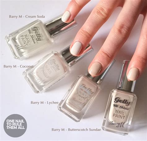 One Nail To Rule Them All Barry M Spring Summer Gelly Collection Swatches And Review