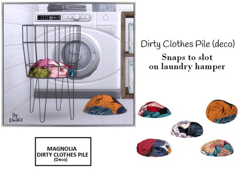 The Sims Resource Magnolia Laundry Room Dirty Clothes Pile Deco