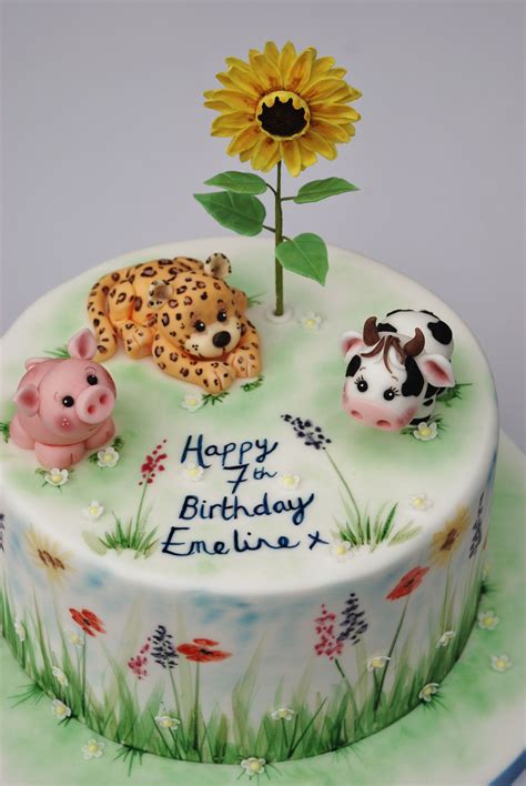Cute Animal Birthday Cake Create A Cake Cupcake Cakes Animal