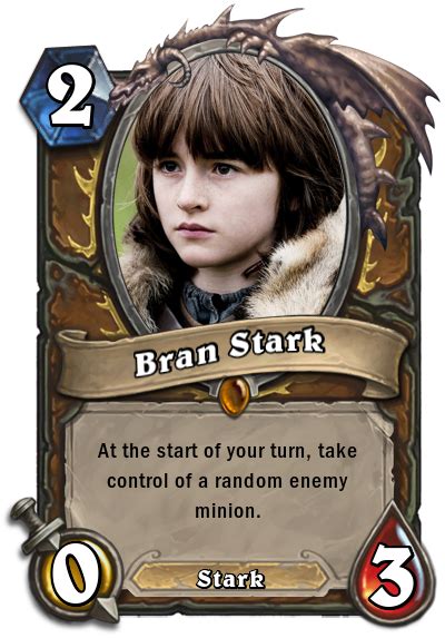 Your Favorite Game of Thrones Characters as Hearthstone Cards | Game of Thrones | Hearthstone ...