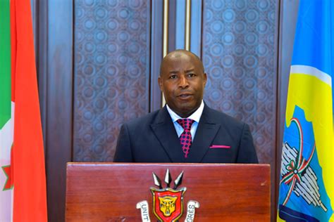 Son Excellence Évariste Ndayishimiye Président De La République Du Burundi