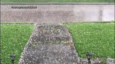 Hailstorm Quarter Sized Hail Hits Parts Of Fort Bend County Abc13