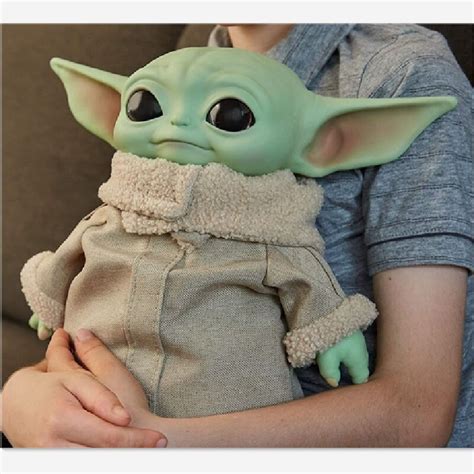 Star Wars Baby Yoda The Mandalorian Doll Moves Blinks Makes Etsy