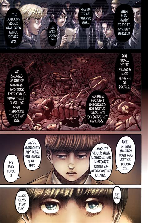 Leer manga de attack on titan online. Shingeki No Kyojin Colored Chapter 106 | Attack on titan ...