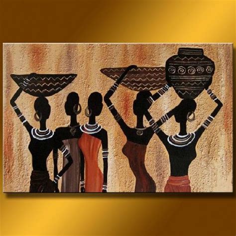 High Grade Handicraft African Wall Art Nude Lady Women Oil Hotel