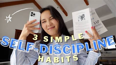 How To Be More Self Disciplined 3 Simple Habits Trends