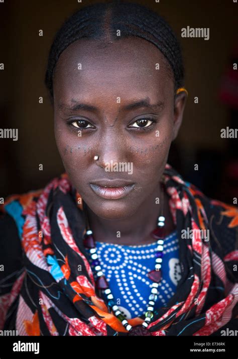 Afar Tribe Woman Afambo Afar Regional State Ethiopia Stock Photo Alamy