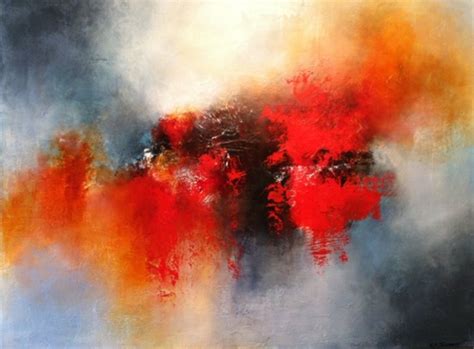 Paintings Hearts Collide By Karen A Taddeo Contemporary Abstract Artist