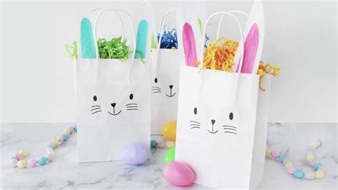 Diy Easter Bunny T Bags Youtube