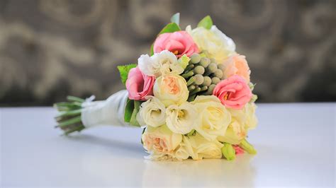 Desktop Wallpapers Marriage Bouquets Roses Flowers 1920x1080