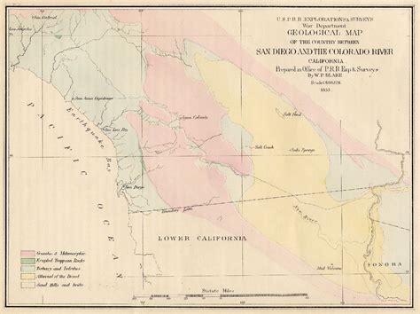 Sdag Online Historical Geological Maps San Diego County
