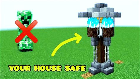Minecraft Defense Tower YOUR HOUSE SAFE YouTube