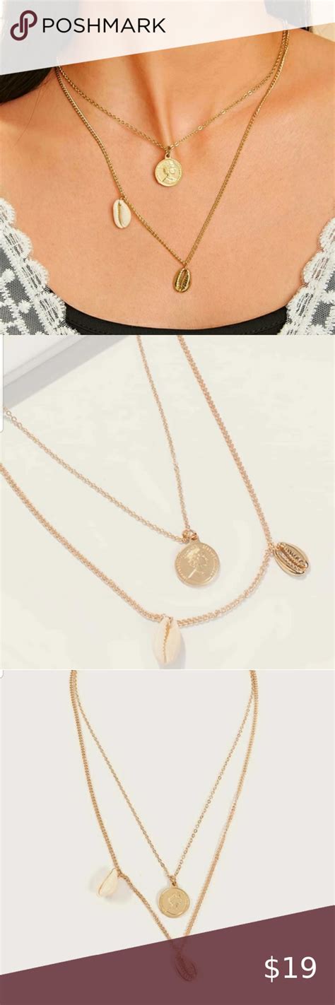 Are you looking for camel colored suit tbdress is a best place to buy suits. ♡Maggie♡ Coin and Shell Necklace in 2020 | Womens jewelry ...