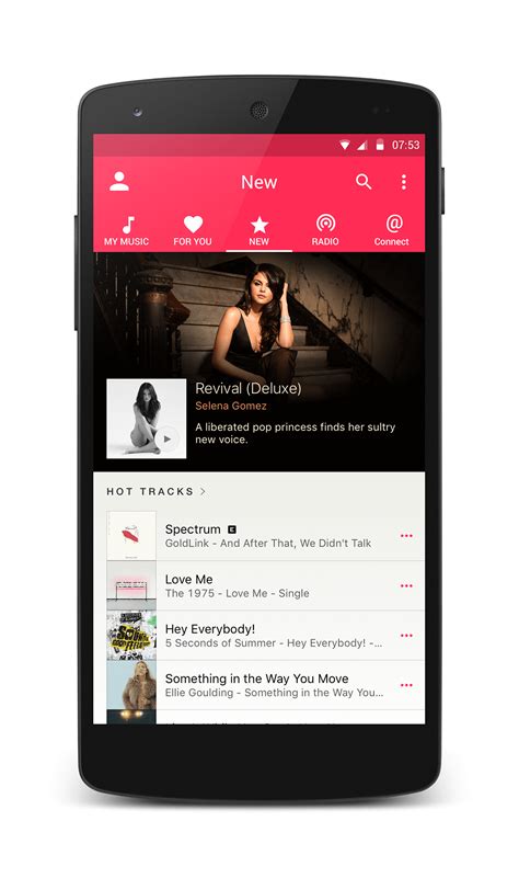 Apple Music for Android | Material Design on Behance | Android material design, Android material ...