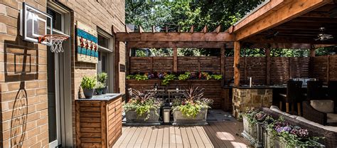 How to build deck on flat garage roof. Heavenly Garage Roof Deck - Chicago Roof Deck + Garden