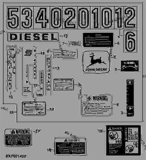 R40676 Label R40676 John Deere Spare Part 777parts