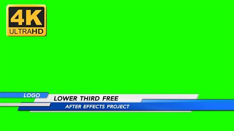 【lower Third 4k】video Backgrounds Green Screen 4k Footage Cgi