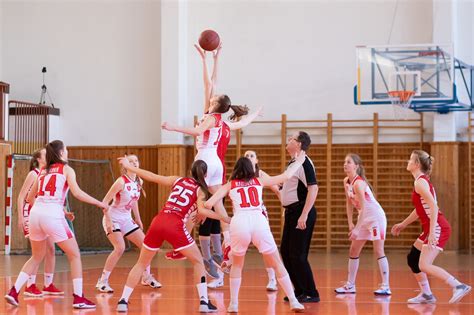 Women Playing Basketball Coaching By G