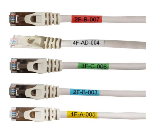 Printable Cable Labels No More Handwritten Stickers That Can Be
