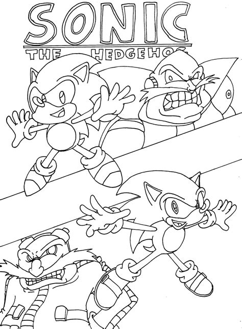 97 Dibujos De Sonic Para Colorear Oh Kids Page 5