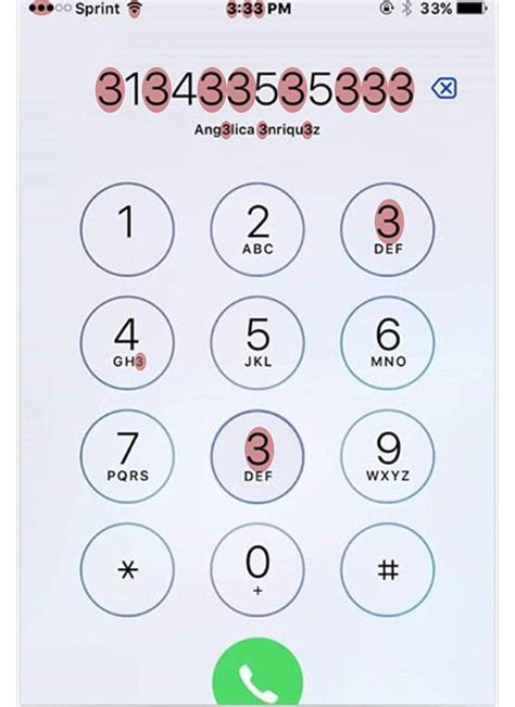 Here's where to find your numbers: iPhone screen covered in a number of 3s is driving the ...