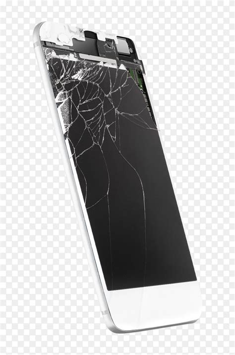 This stock photo is 7360px by 4912px. Broken mobile phone screen isolated on transparent background PNG - Similar PNG