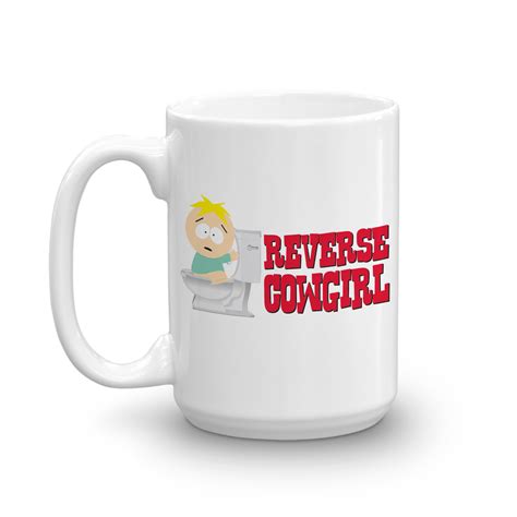 South Park Butters Reverse Cowgirl White Mug Paramount Shop