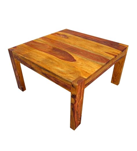 Solid wood with wax coated finish. Basil Sheesham Wood Coffee table by Mudra Online - Coffee & Centre Tables - Furniture ...