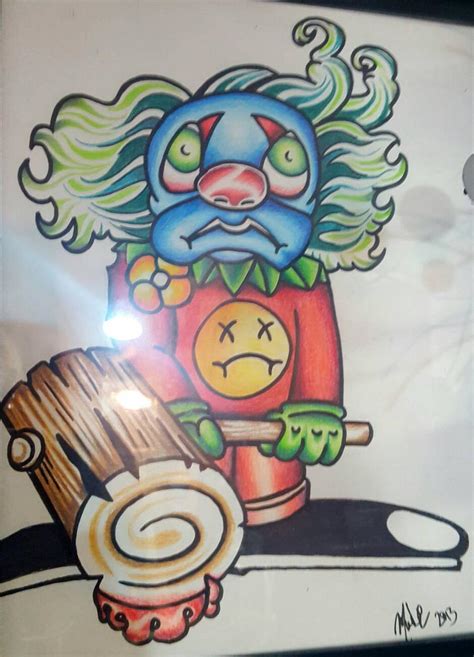 psycho clown by markmadbohemian on deviantart