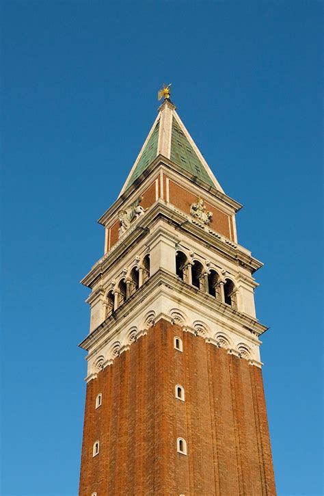 Bell Tower Campanile Piazza San Marco Venice By Petr Svarc