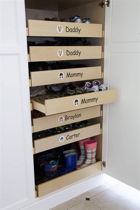 So how do you know which storage solutions to diy or buy? 37 Space Saving Shoe Storage Ideas | Homelovr