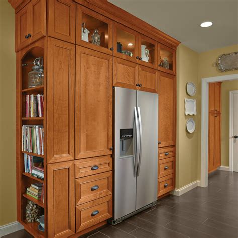 There are a few things to consider when installing the base cabinets so that they will be installed correctly. Kitchen Cabinet Pantry & Display | KraftMaid