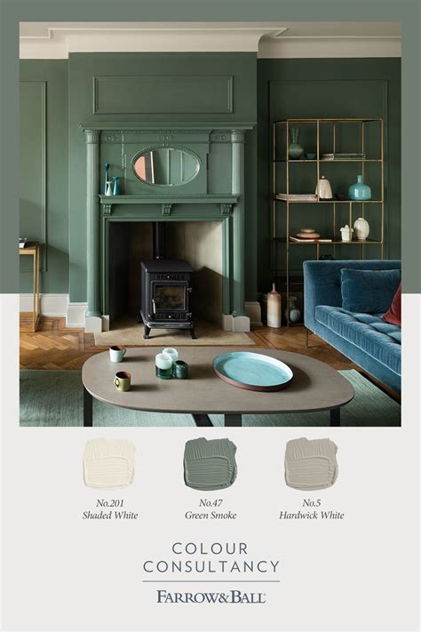 Green Smoke Living Room Farrow And Ball Colour Consultancy In 2021