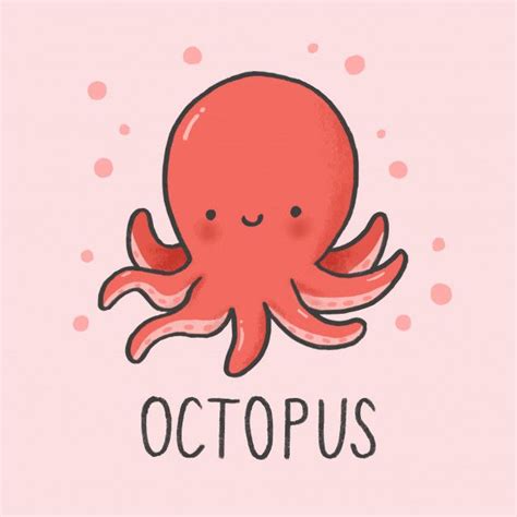 Simple Kawaii Simple Octopus Cute Easy Drawings Insight From Leticia