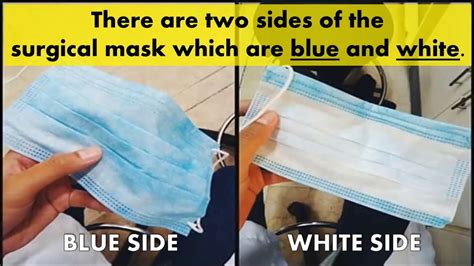 Correct Way To Wear A Face Mask Blue And White Video Dailymotion
