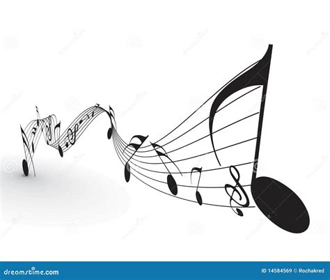 Music Notes Stock Vector Illustration Of Sound Notation 14584569